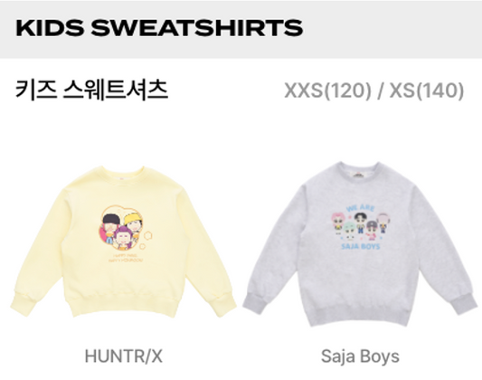 KPOP DEMON HUNTERS OFFICIAL - Kids Sweatshirt (Huntrix)