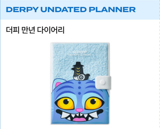 KPOP DEMON HUNTERS OFFICIAL - Plush Undated Diary (Derpy)