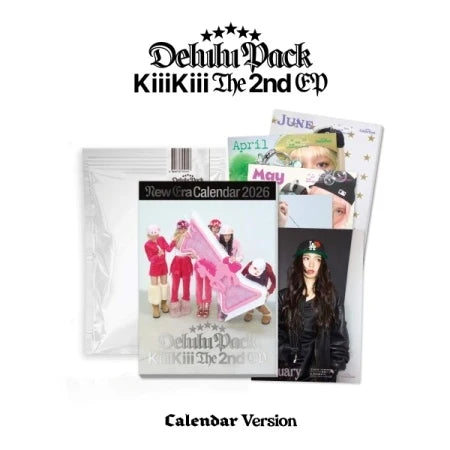 KiiiKiii - Delulu Pack (The 2nd EP Album) Calendar