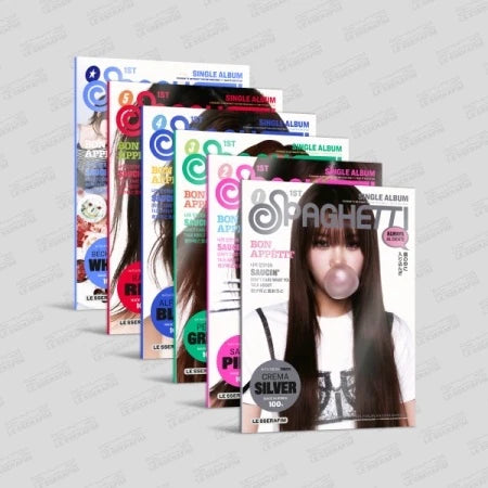 LESSERAFIM SPAGHETTI Weverse コンプセット ✖︎5 LESSERAFIM SPAGHETTI Weverse コンプセット 5セット LE SSERAFIM