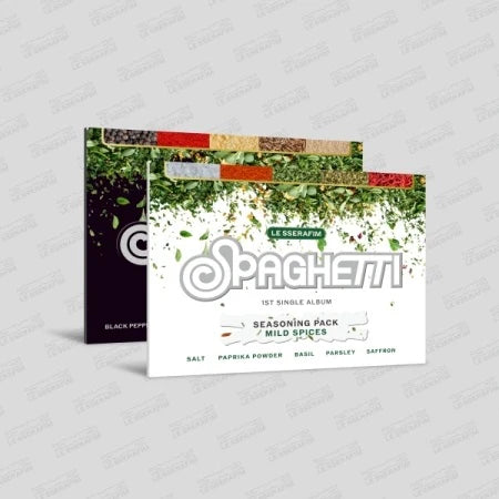 LE SSERAFIM ユンジン SPAGHETTI weverse 直筆サイン LE SSERAFIM - SPAGHETTI (Weverse Albums version) with Weverse Gift