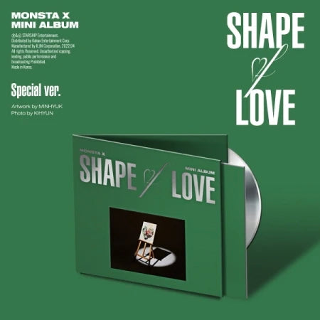 MONSTA X - 11TH MINI ALBUM SHAPE OF LOVE SPECIAL Version