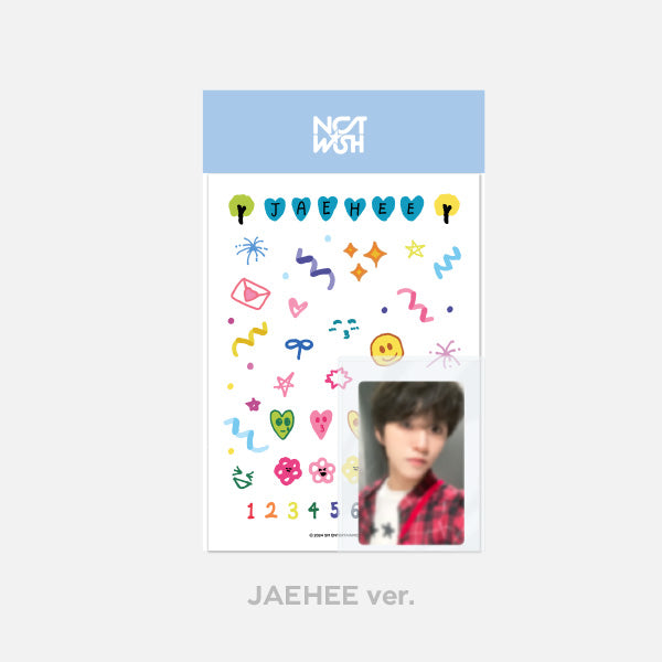 NCT WISH PHOTO CARD DECO STICKER SET