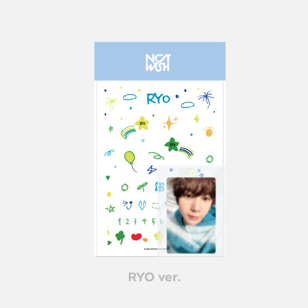 NCT WISH PHOTO CARD DECO STICKER SET