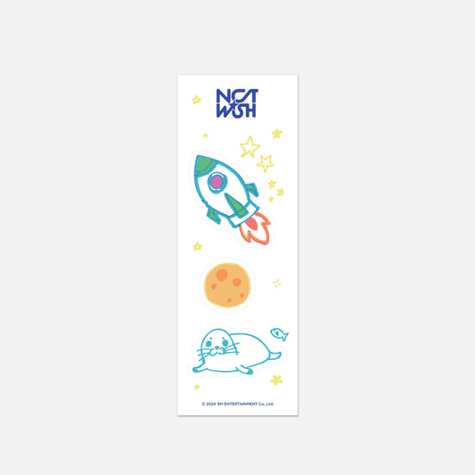 NCT WISH REMOVABLE HAND DRAWN STICKER