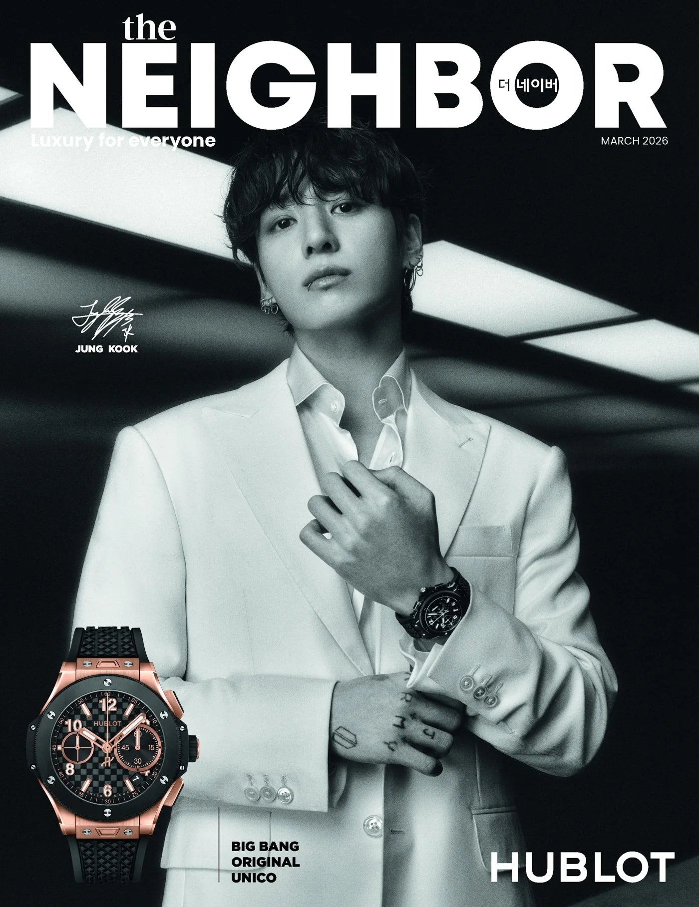 NEIGHBOUR KOREA MAGAZINE MARCH 2026 BTS JUNGKOOK - SOKOLLAB