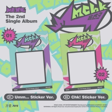 PREORDER : NEXZ - Mmchk (Sticker Version) with FANS GIFT - SOKOLLAB