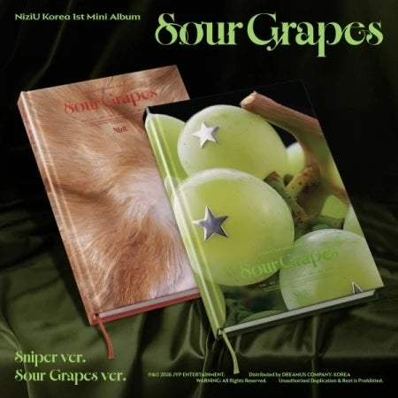NiziU - Sour Grapes (1st Mini Album) Standard Version
