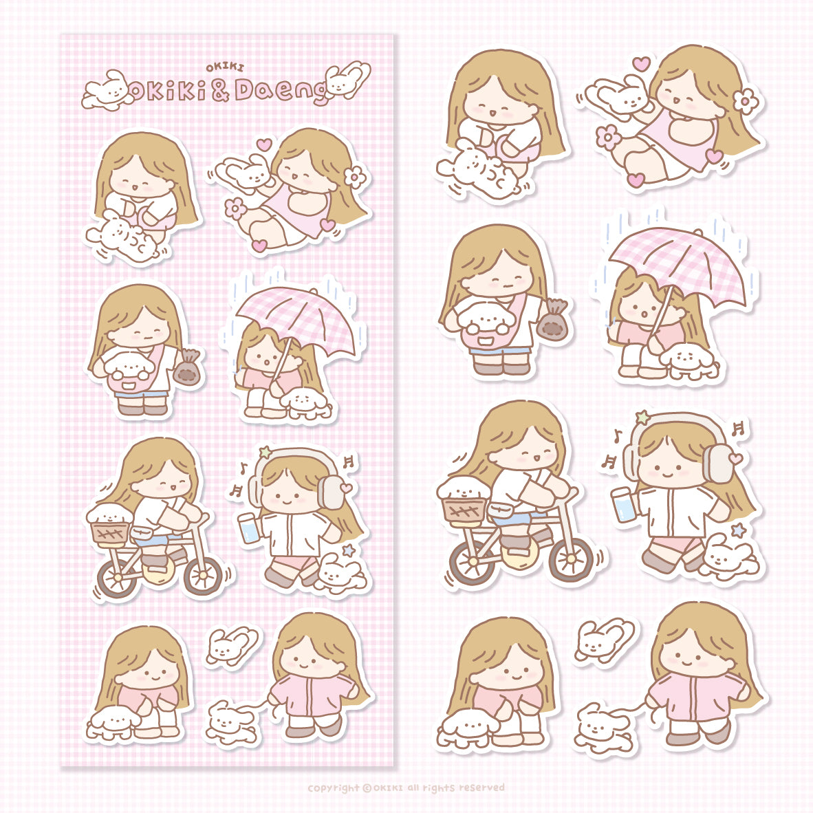 OKIKI Okiki&Daeng sticker