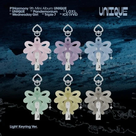 P1Harmony - UNIQUE (9th Mini album) (Light Keyring Version)