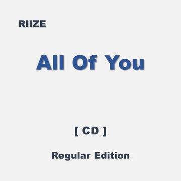 RIIZE - All of You (2nd Japan Single ALBUM) (STANDARD EDITION)