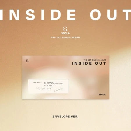 SEOLA (WJSN) - 1ST SINGLE ALBUM INSIDE OUT ENVELOPE VERSION