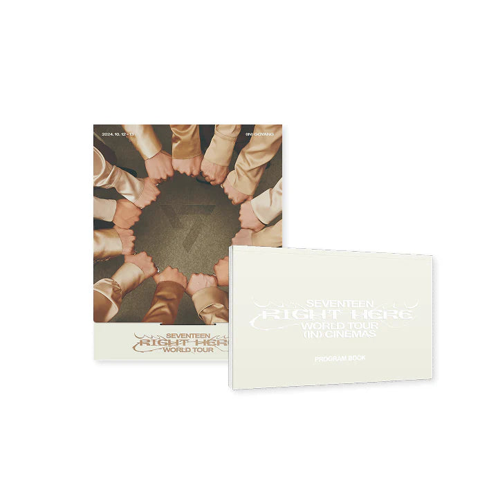 SEVENTEEN WORLD TOUR [RIGHT HERE] DC + PROGRAM BOOK SET with Weverse G ...