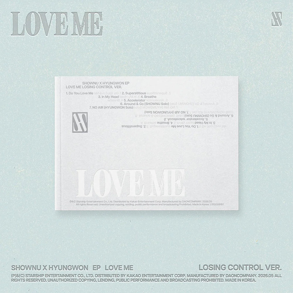 SHOWNU X HYUNGWON (MONSTA X) - LOVE ME (STANDARD Version) Losing Control Version