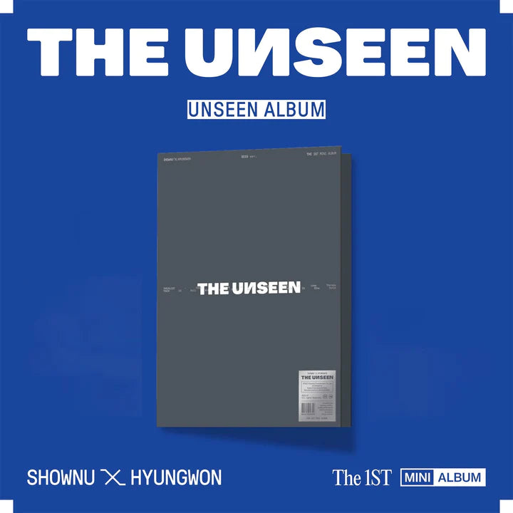 SHOWNU x HYUNGWON  MONSTA X  - 1st Mini Album THE UNSEEN  UNSEEN ALBUM Seen Version