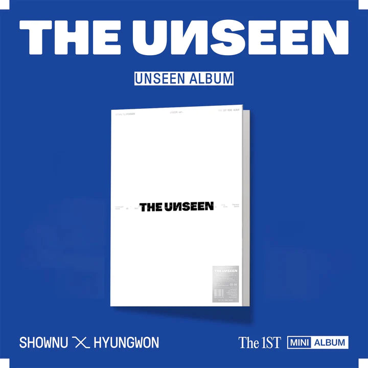 SHOWNU x HYUNGWON  MONSTA X  - 1st Mini Album THE UNSEEN  UNSEEN ALBUM Unseen Version