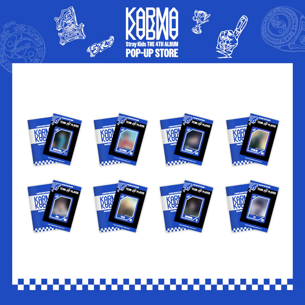 STRAY KIDS KARMA MD LOCKER ROOM STICKER BOOK