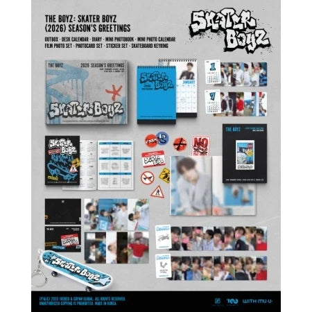 THE BOYZ 2026 SEASON'S GREETINGS THE BOYZ  SKATER BOYZ