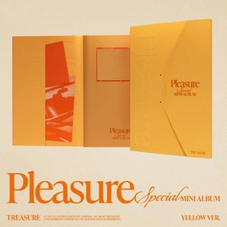 TREASURE - SPECIAL MINI ALBUM PLEASURE (YELLOW Version) with YG