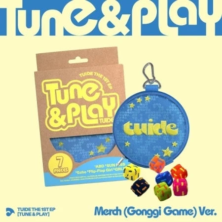 TUIDE - TUNE & PLAY (The 1st EP Album) Merch (Gonggi Game version)