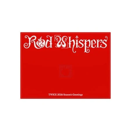 TWICE 2026 SEASON'S GREETINGS RED WHISPERS