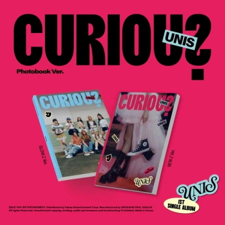 UNIS - 1st SINGLE ALBUM CURIOUS (Photobook Version)