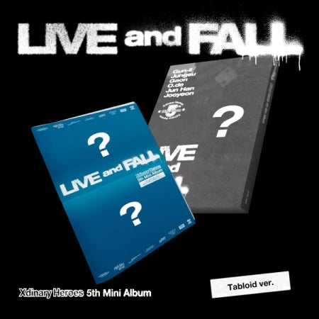 Xdinary Heroes - LIVE and FALL (Tabloid Version) with JYP Shop Xdinary Heroes - LIVE and FALL (Tabloid Version) with JYP Shop
