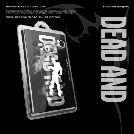 Xdinary Heroes - DEAD AND (8th MINI ALBUM) (Illustration Keyring version)