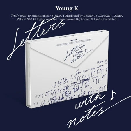 Young K - 1st Full Album Letters with notes