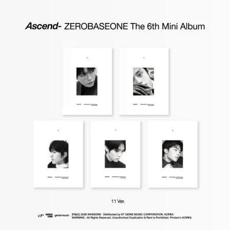 ZEROBASEONE - Ascend- (The 6th Mini Album ) (11 Version)