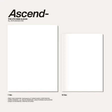 ZEROBASEONE - Ascend- (The 6th Mini Album ) (Photobook Version)