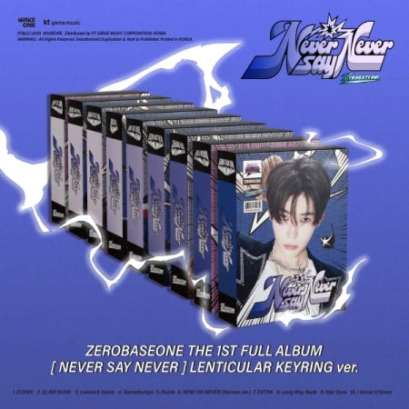ZB1 NEVERSAYNEVER サノク 限定 トレカ ９枚セットC ZEROBASEONE - NEVER SAY NEVER (LENTICULAR KEYRING Version) - SOKOLLAB