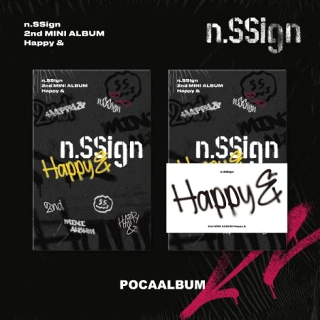 PREORDER : n.SSign - 2nd MINI ALBUM [Happy &] POCAALBUM - SOKOLLAB