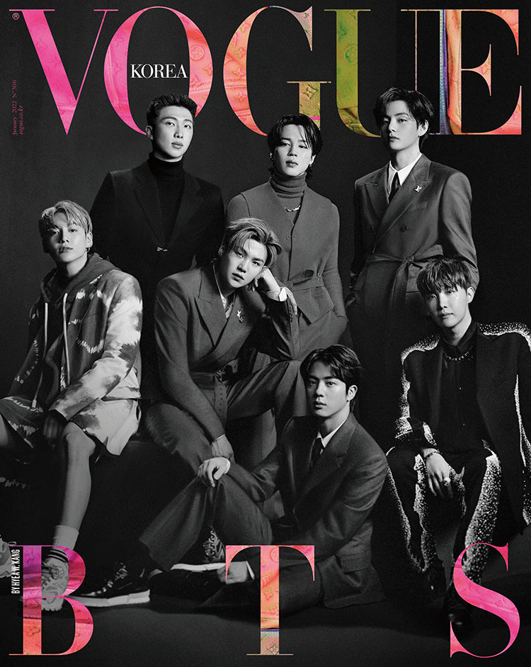 BTS x LV VOGUE 2022 JANUARY ISSUE BTS SPECIAL EDITION