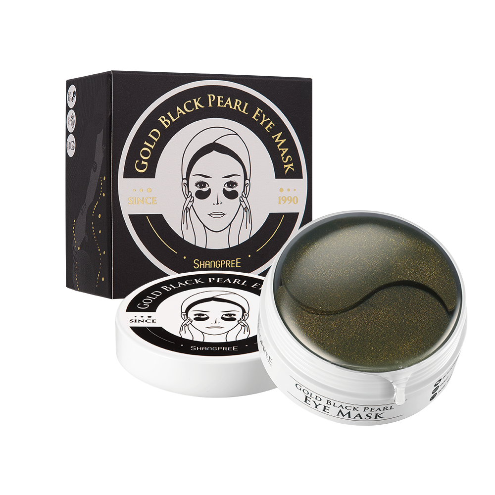 SHANGPREE Gold Black Pearl Eye Mask SOKOLLAB
