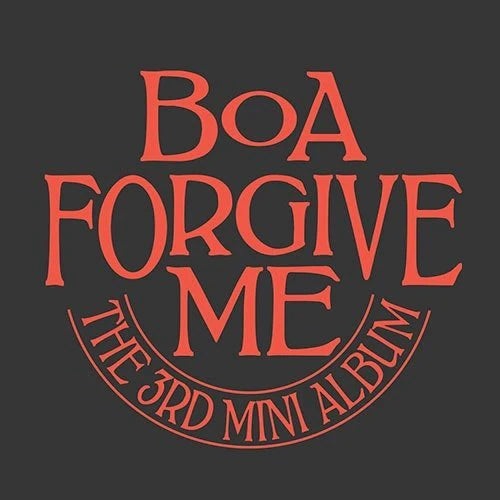 BOA - 3RD MINI ALBUM FORGIVE ME (FORGIVE VER.)