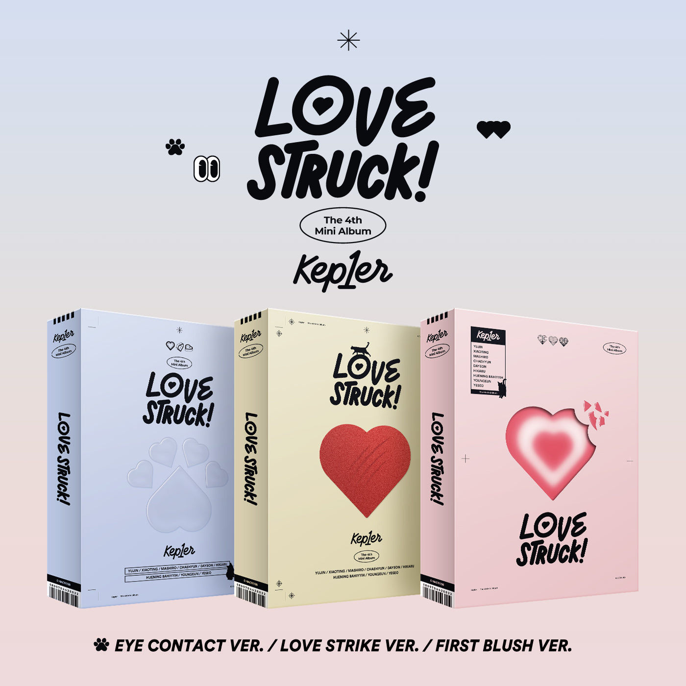 KEP1ER - 4TH MINI ALBUM LOVESTRUCK!