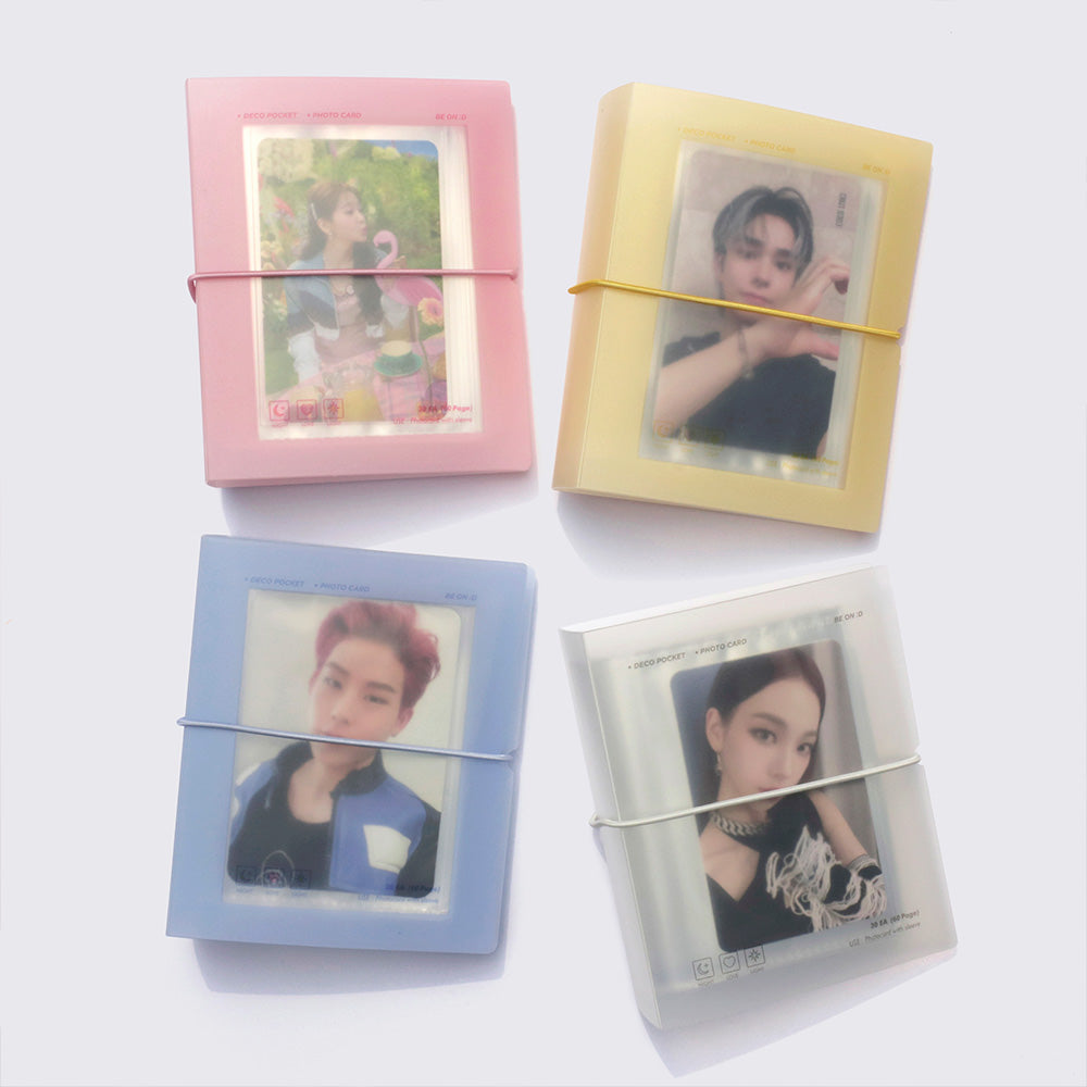 BE ON D Deco Pocket Sleeve Photo Card File pink