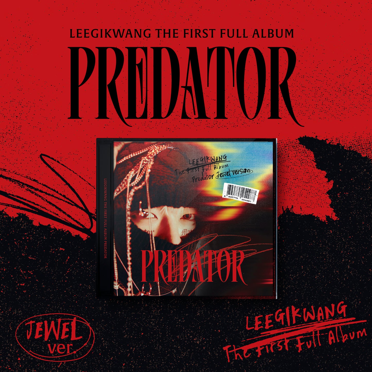 LEE GIKWANG   HIGHLIGHT  - 1ST FULL ALBUM PREDATOR JEWEL VERSION