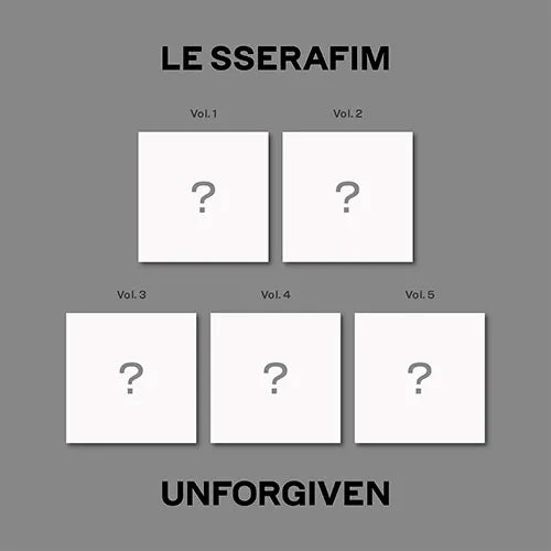 LE SSERAFIM 1ST STUDIO ALBUM UNFORGIVEN COMPACT VERSION.