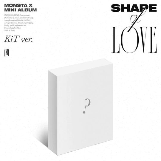 MONSTA X - 11TH MINI ALBUM SHAPE OF LOVE KIT ALBUM