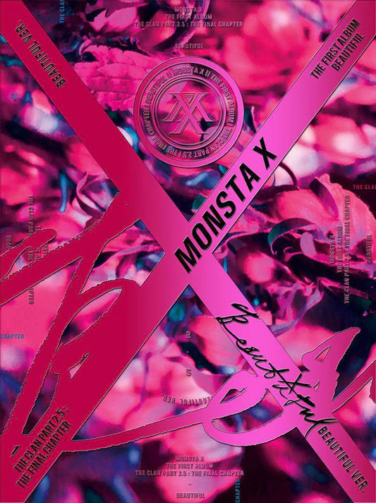 MONSTA X - 1ST FULL ALBUM THE CLAN PART 2.5  BEAUTIFUL BEAUTIFUL Ver.