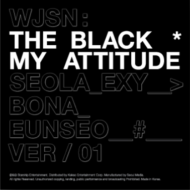 PREORDER - WJSN   THE BLACK - 1st Single Album My Attitude v1