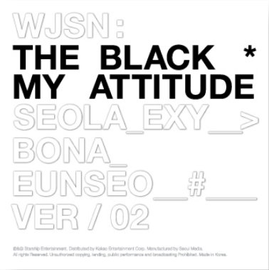 PREORDER - WJSN   THE BLACK - 1st Single Album My Attitude v2