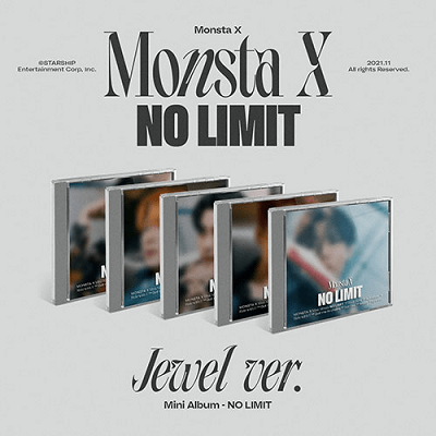 PREORDER  MONSTA X - MINI ALBUM NO LIMIT(JEWEL CASE VER.)