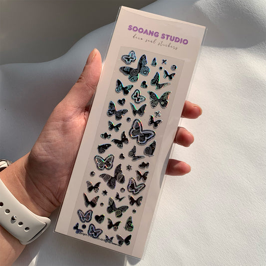 SOOANG STUDIO paisley butterflies Deco Sticker Sheet