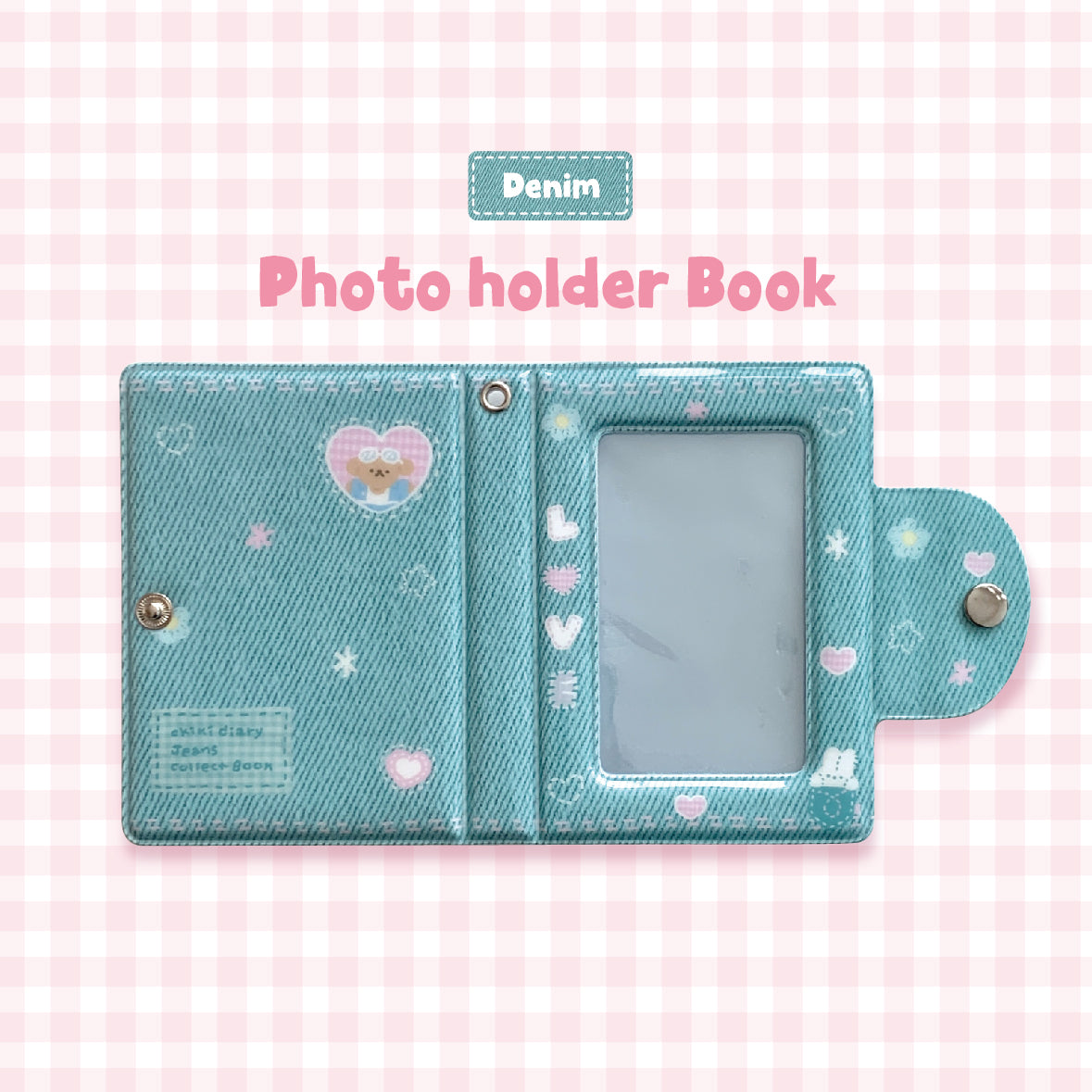 OKIKI Photoholder book Denim