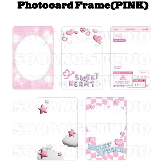 SOOANG STUDIO Photocard frame pink
