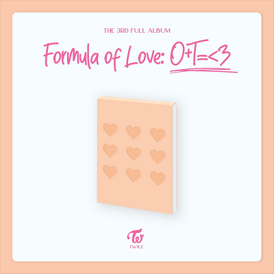 PREORDER : TWICE - 3RD FULL ALBUM FORMULA OF LOVE: O+T=<3 Full of Love