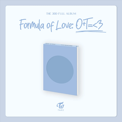 PREORDER : TWICE - 3RD FULL ALBUM FORMULA OF LOVE: O+T=<3 Study about Love